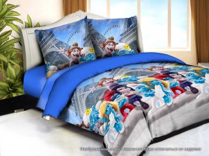 Постельное белье для детей Смурфики для радостного пробуждения