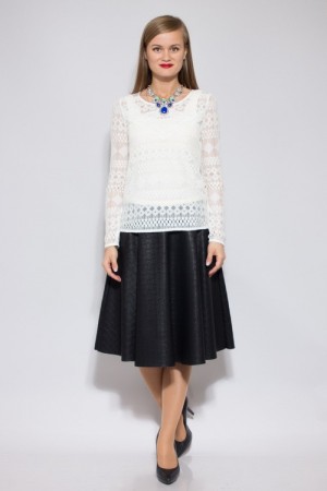 Блуза Vila Viplei белого цвета