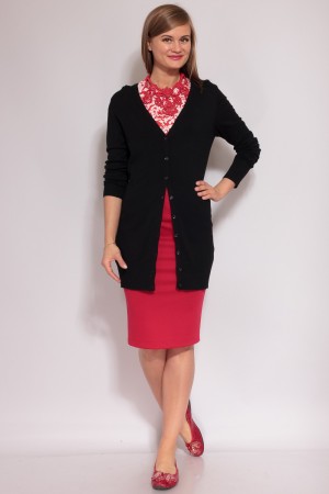 Женский кардиган черного цвета