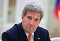Государственный секретарь США Джон Керри во время встречи в Москве с президентом России Владимиром Путиным. 24марта 2016