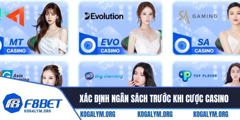 Bạn cần phải xác định ngân sách cụ thể trước khi cược casino