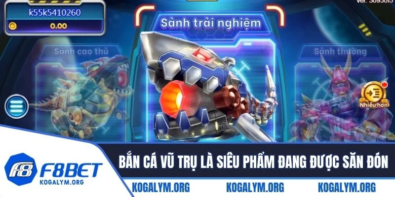 Bắn cá vũ trụ là siêu phẩm đang được săn đón nhiều nhất