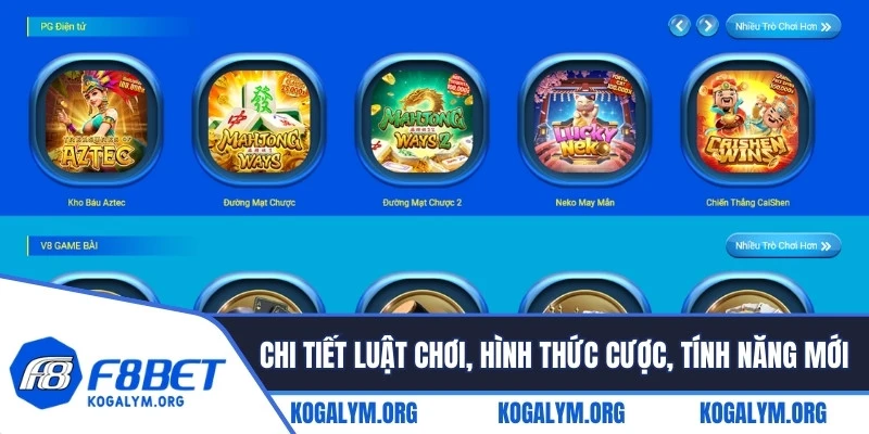 Chi tiết luật chơi, hình thức cược, tính năng mới cho game thủ