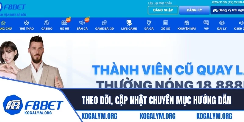 Theo dõi, cập nhật chuyên mục hướng dẫn rất quan trọng