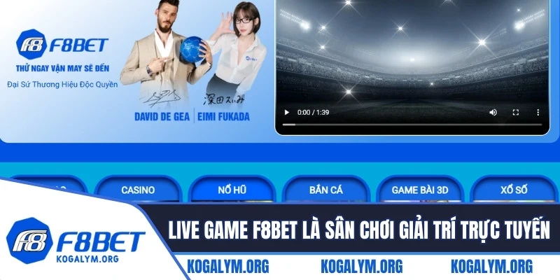 Live game F8BET là sân chơi giải trí trực tuyến hàng đầu