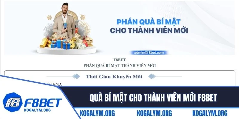 Quà bí mật cho thành viên mới F8BET là sự kiện đặc biệt 