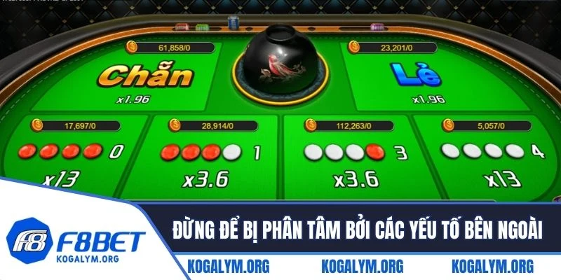 Đừng để bị phân tâm bởi các yếu tố bên ngoài đến quyết định